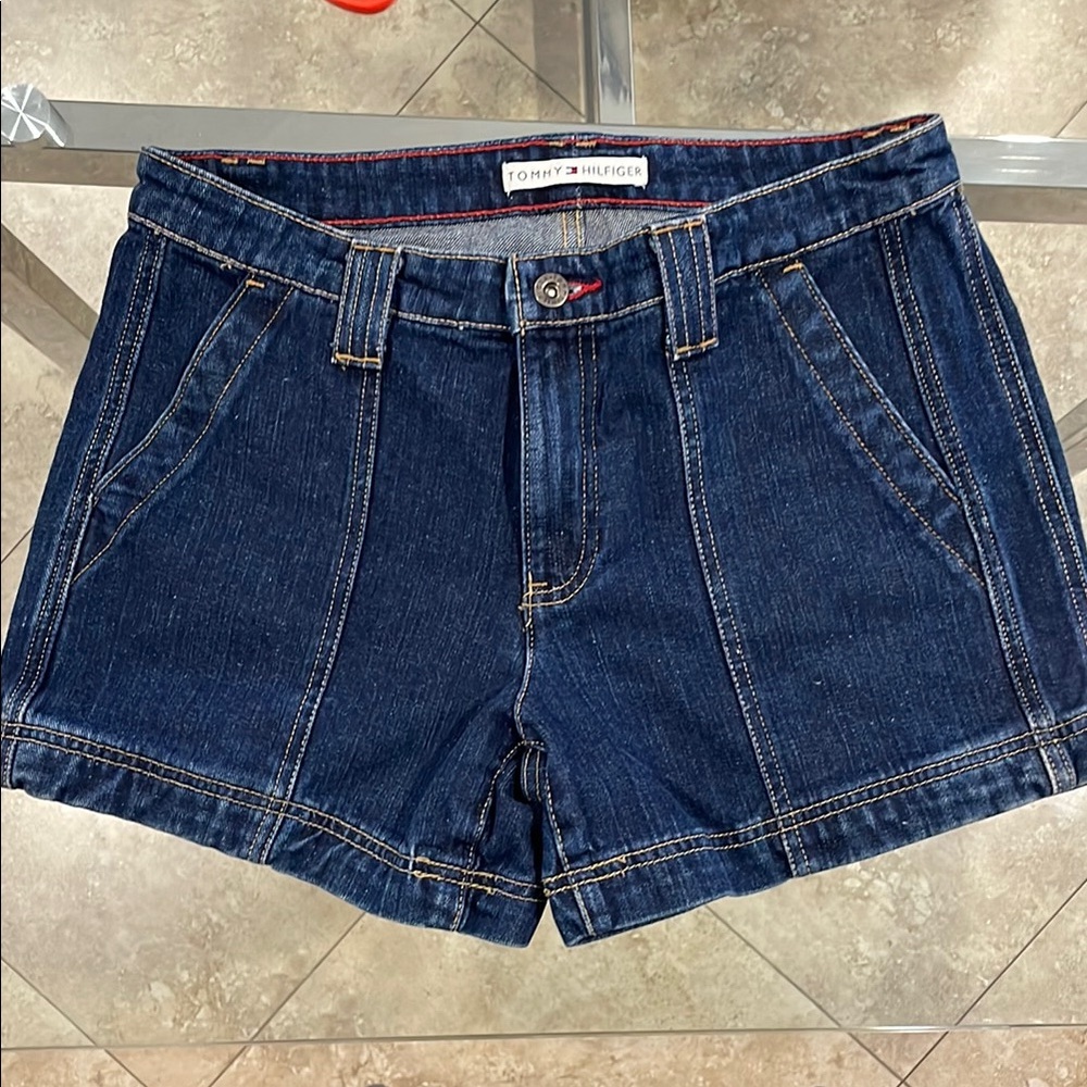 Tommy Hilfiger Dark Blue Denim Jean Shorts